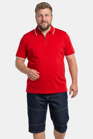 Men Plus Shirt in Rood