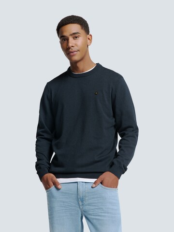 No Excess Pullover in Blau: Vorderseite