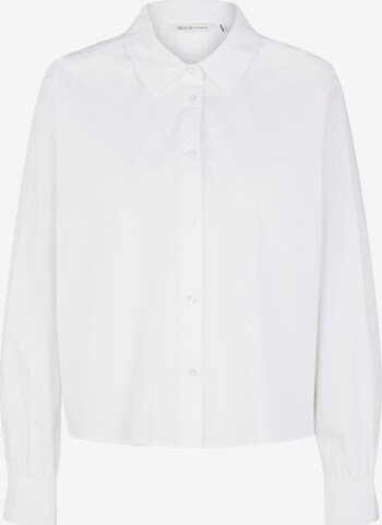 TOM TAILOR DENIM - Blusa en blanco: frente