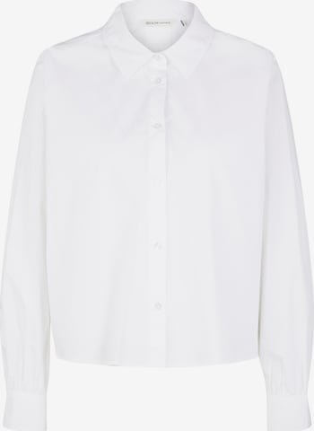 Camicia da donna di TOM TAILOR DENIM in bianco: frontale