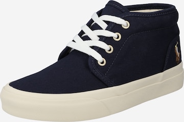 Polo Ralph Lauren - Zapatillas deportivas altas en azul: frente