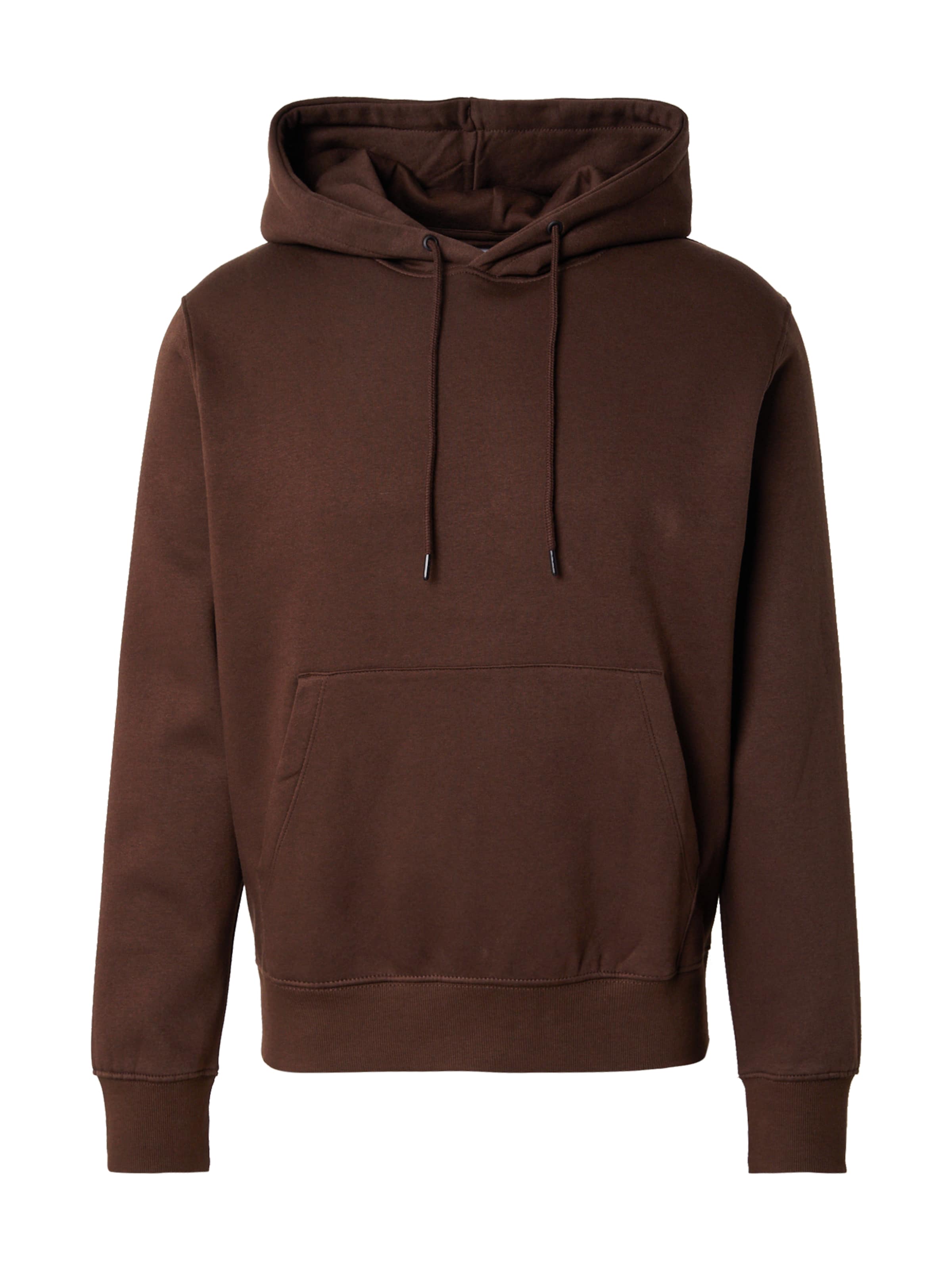 Sweat-shirt &#x27;JJEStar&#x27; JACK &amp; JONES en marron : devant