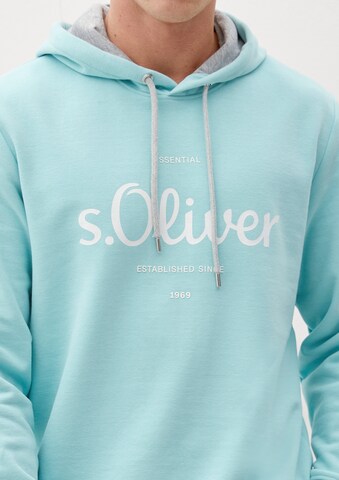 Sweat-shirt s.Oliver en bleu