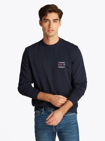 TOMMY HILFIGER - Sudadera en azul: frente
