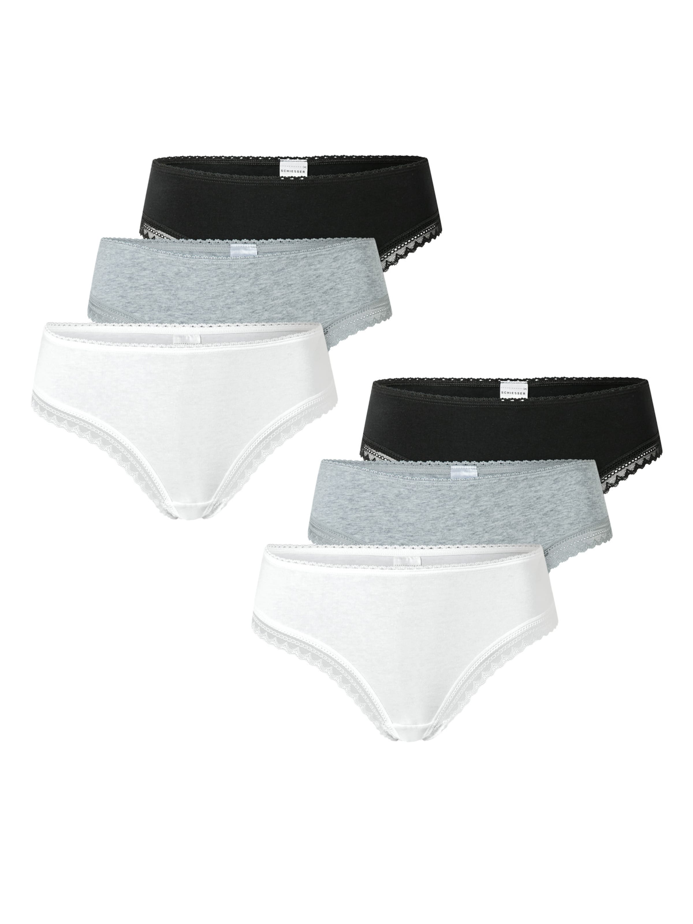 SCHIESSER Tanga ' Cheeky String ' in Grau: Vorderseite