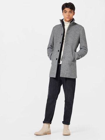 Bruun & Stengade Between-seasons coat 'Ontario' in Grey