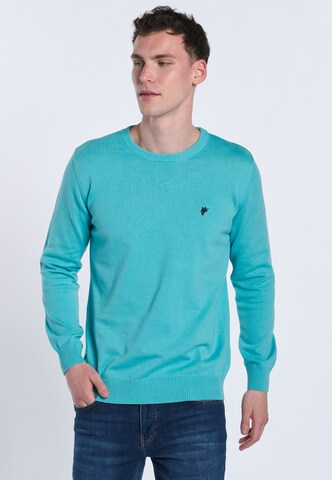 DENIM CULTURE Pullover 'NARCISO' in Blau: predná strana