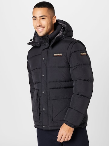 NAPAPIJRI Winter Jacket 'CHAIRLIFT' in Black: front