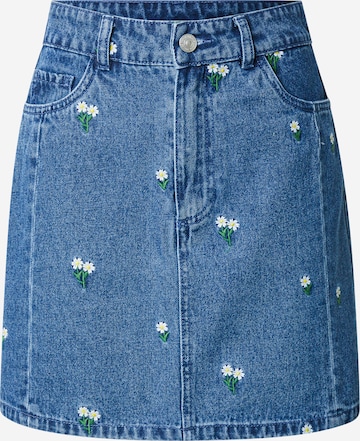 Gonna 'PCFreia' di PIECES in blu: frontale