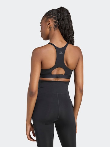 ADIDAS PERFORMANCE Bralette Sports Bra 'Powerimpact Luxe' in Black