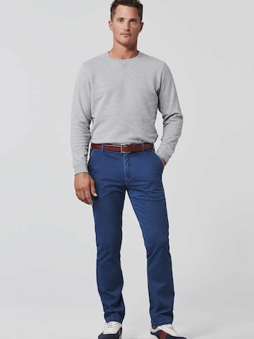 Regular Pantalon chino 'New York' MEYER en bleu