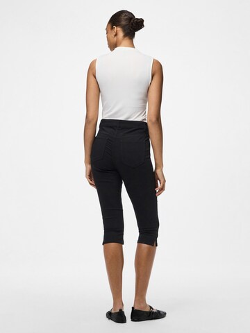 PIECES Slimfit Jeggings 'PCSKINWEAR' in Schwarz