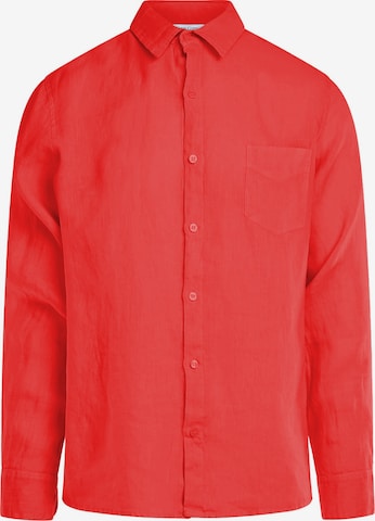 T-Shirt Haris Cotton en rouge : devant