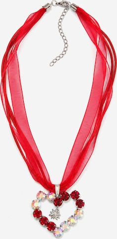 Allgäu Rebell Necklace 'Gudrun' in Red: front