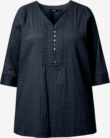 Ulla Popken Tunika in Blau: Vorderseite