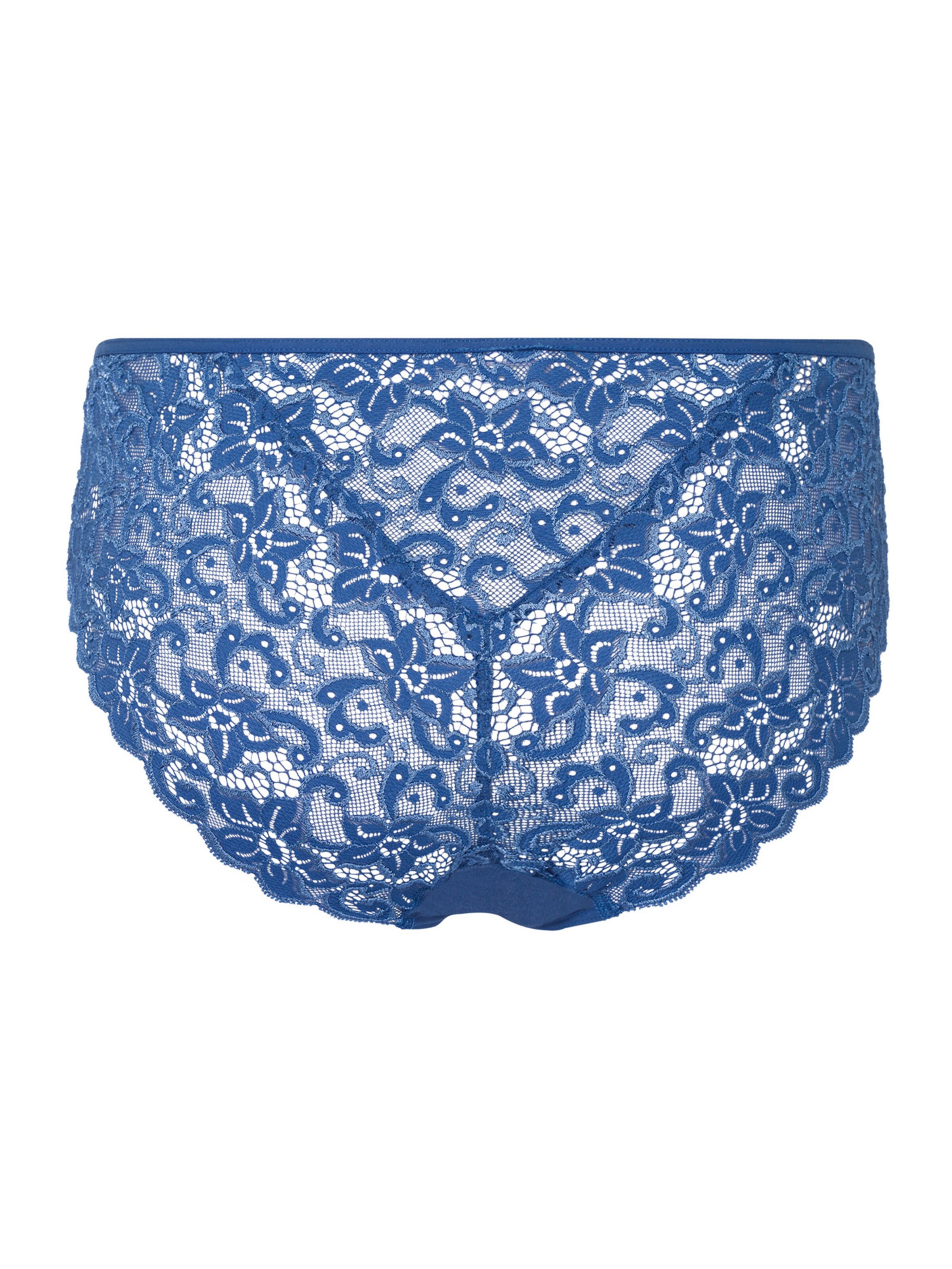 Hanro Slip ' Moments ' in Blue