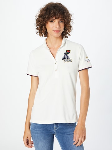 La Martina - Camiseta en blanco: frente