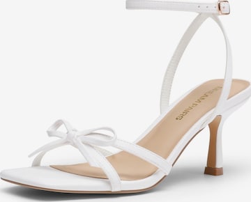 Dream Pairs Strap Sandals in White: front