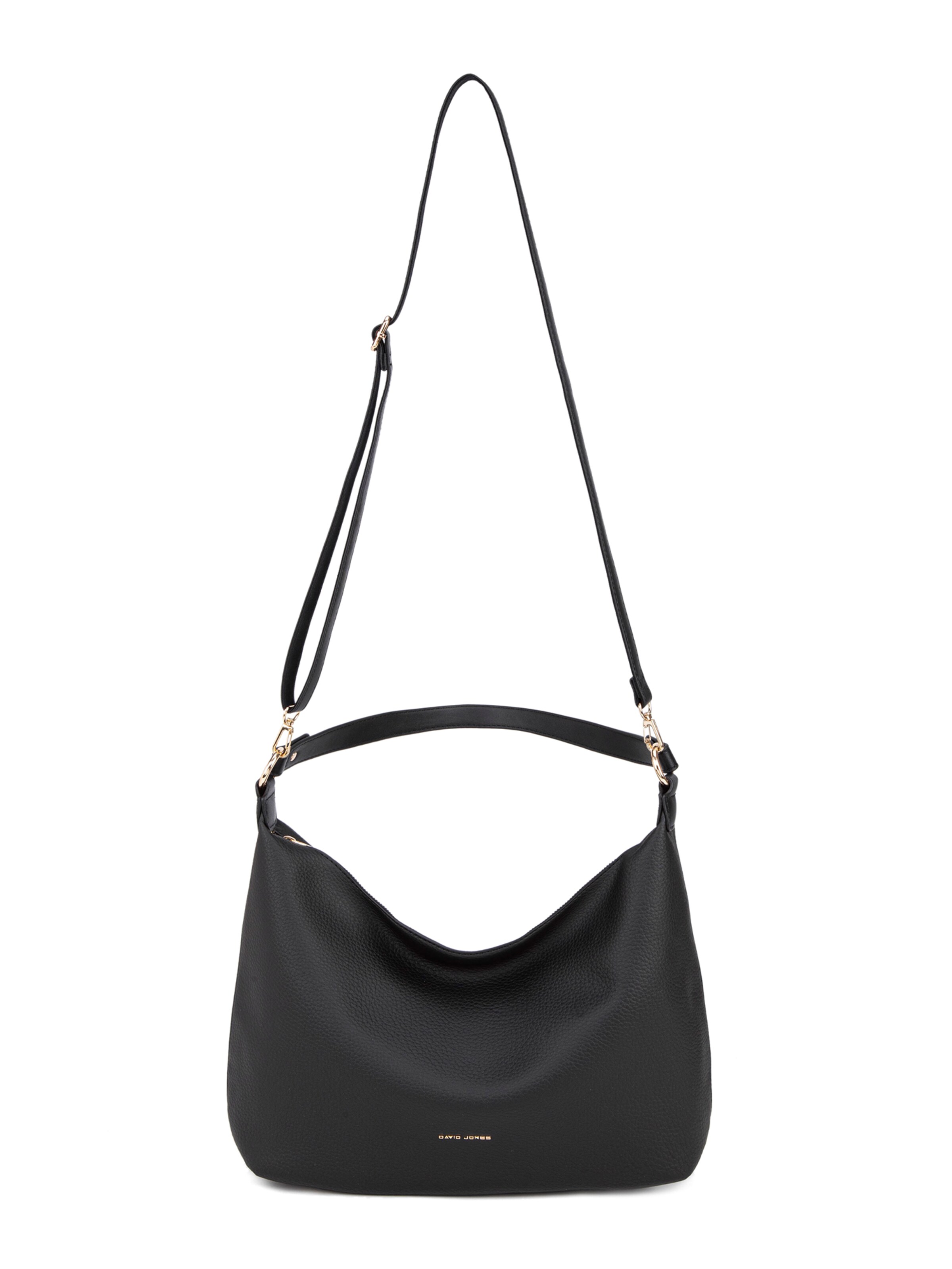 Borsa a spalla 'Borsa a Spalla Donna Pelle Vegana PU - Astrea Elite' di David Jones in nero