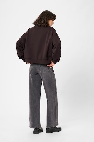 Kaffe Sweatshirt 'Alise ' in Braun