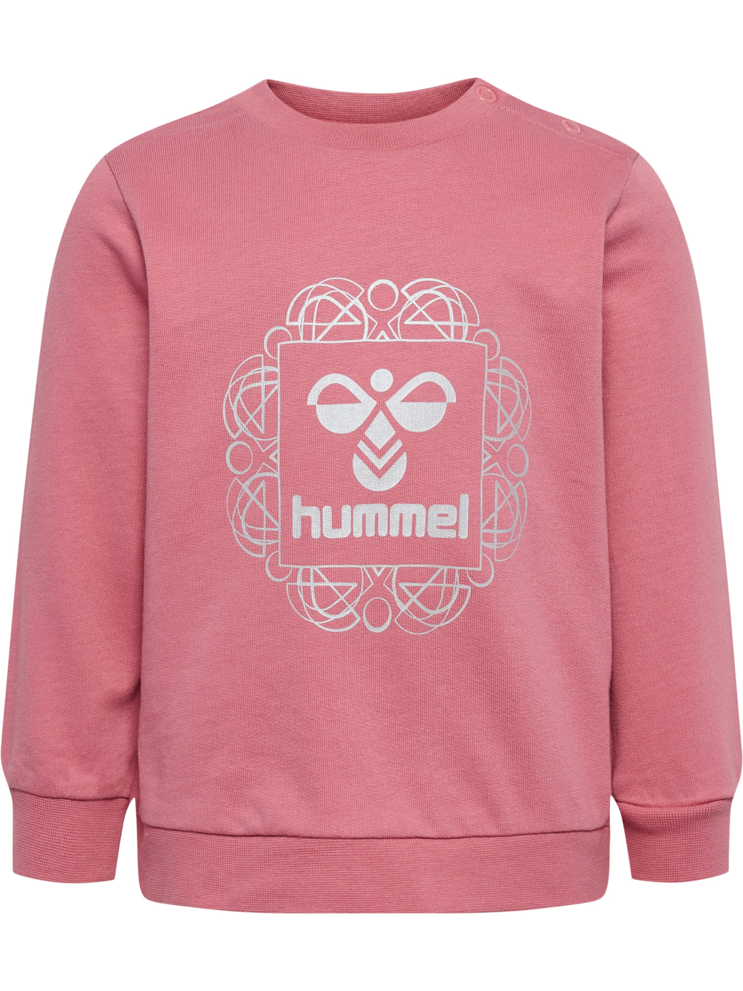 Hummel Sweatshirt 'LIME' in Pink: Vorderseite