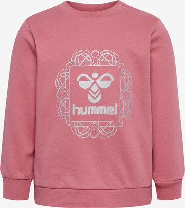 Hummel Sweatshirt 'LIME' in Roze: voorkant