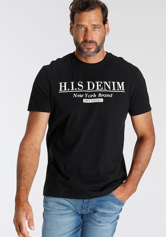 H.I.S Shirt in Black: front