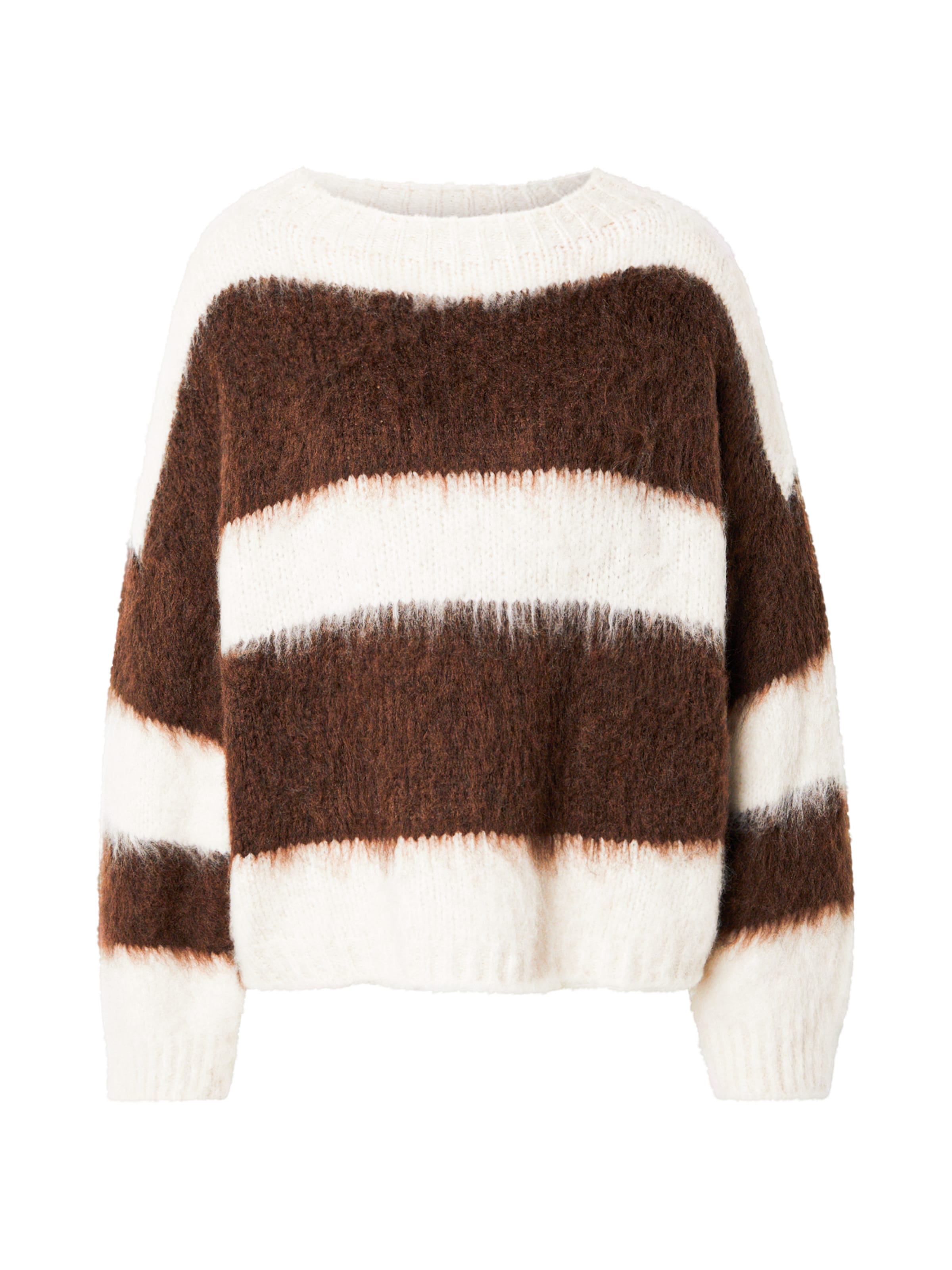 Zwillingsherz Trui in Bruin: voorkant