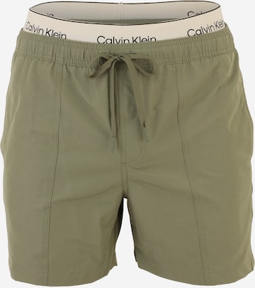 zaļš Calvin Klein Swimwear Peldšorti: no priekšpuses