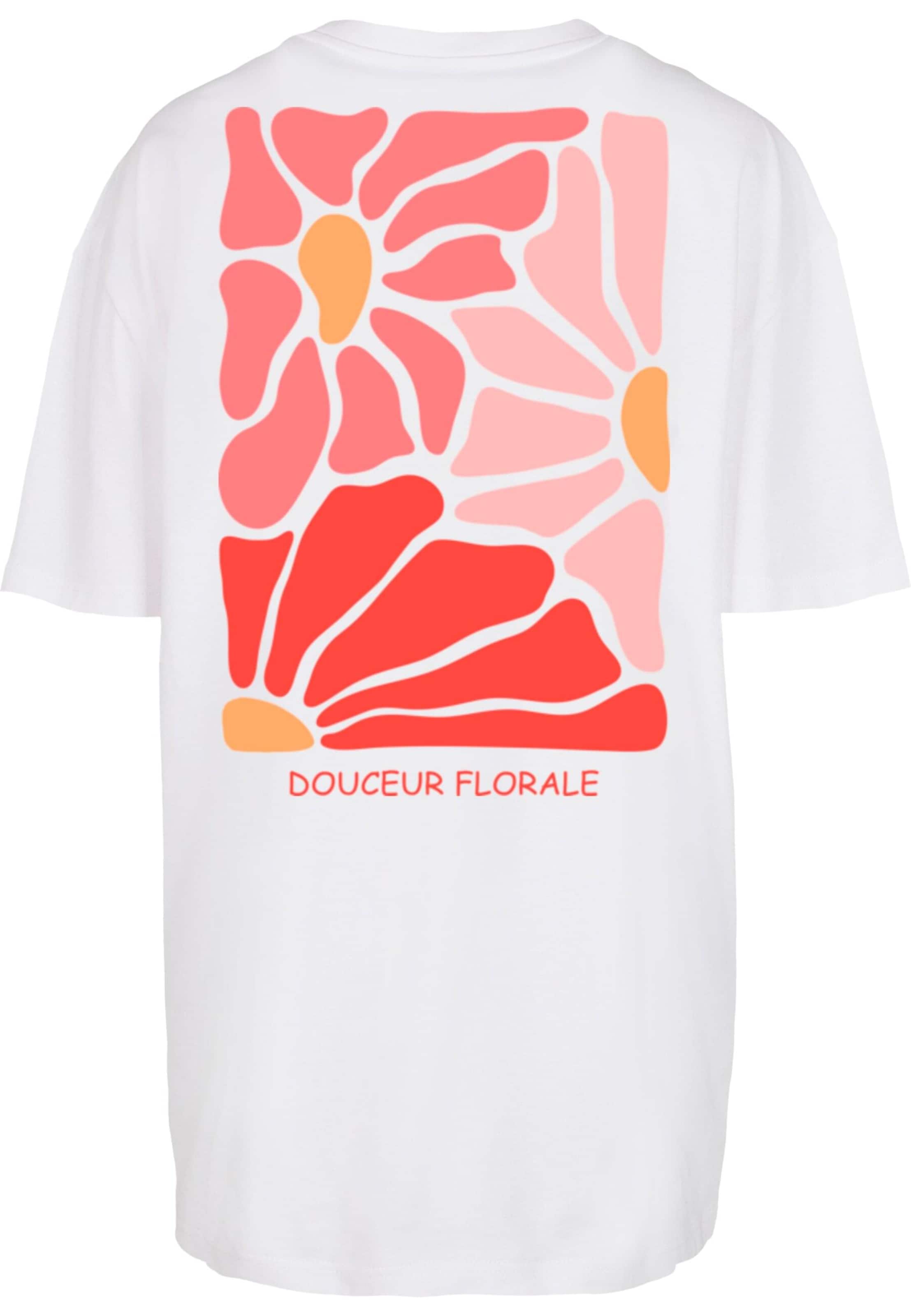 Merchcode - Camisa 'Douceur Florale' em branco