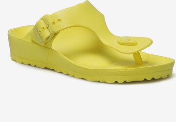 Lumberjack T-Bar Sandals 'HOLIDAY' in Yellow