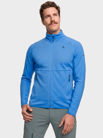 Schöffel Funktionele fleece-jas in Blauw: voorkant