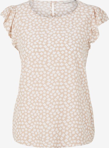 TOM TAILOR Blouse in Beige: voorkant