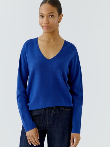 OUI Pullover in Blau: Vorderseite