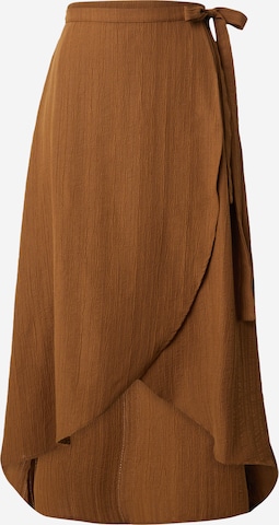 Trendyol - Falda en marrón: frente