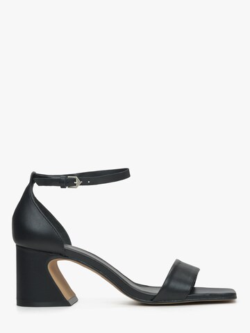 Estro Sandaal '658004' in Zwart: voorkant