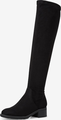 TAMARIS Over the Knee Boots in Black: front