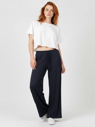 No Matter What Wide leg Broek in Blauw: voorkant