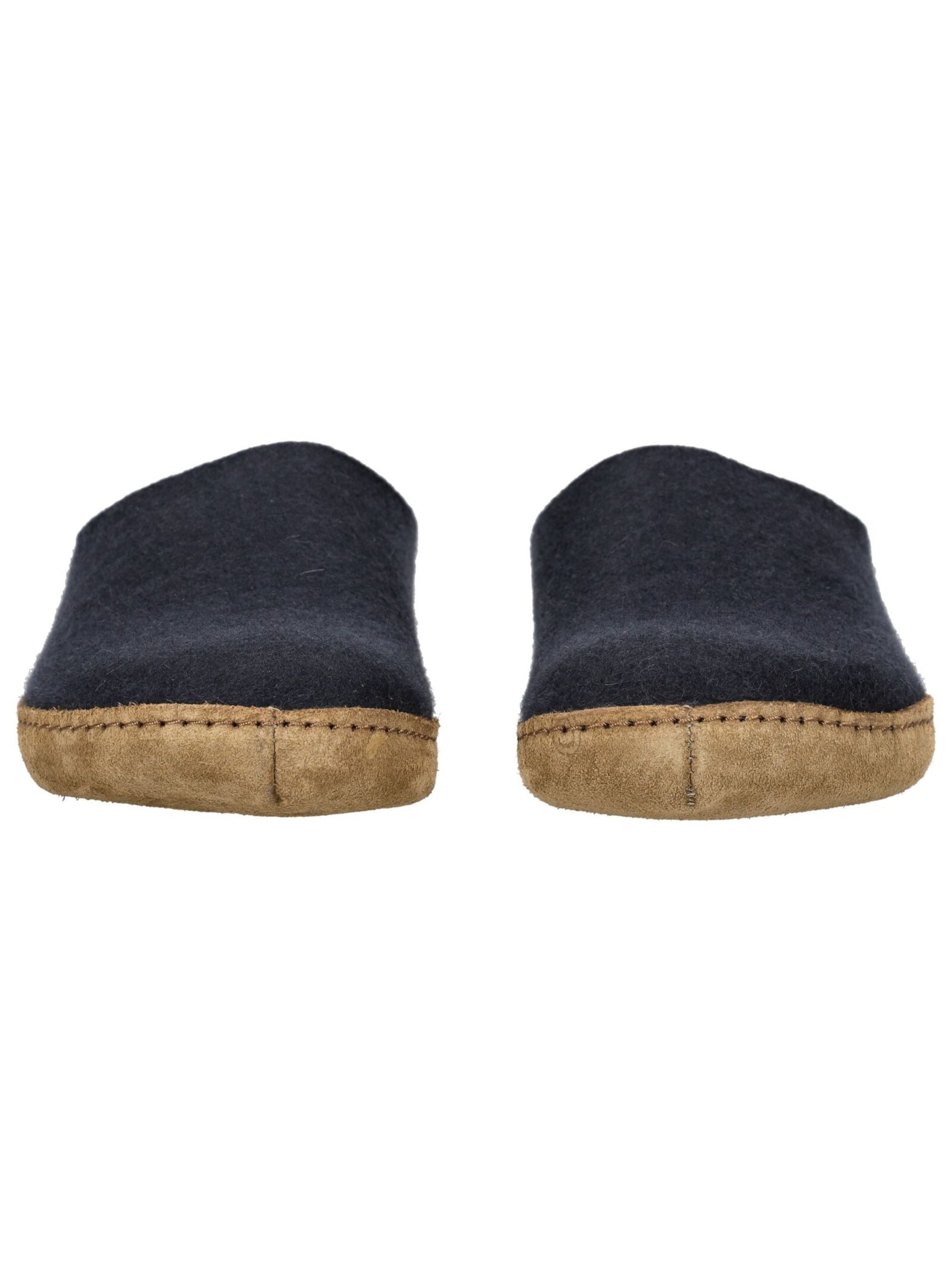 HAFLINGER Hausschuh 'Emil's Toffel' in Blau