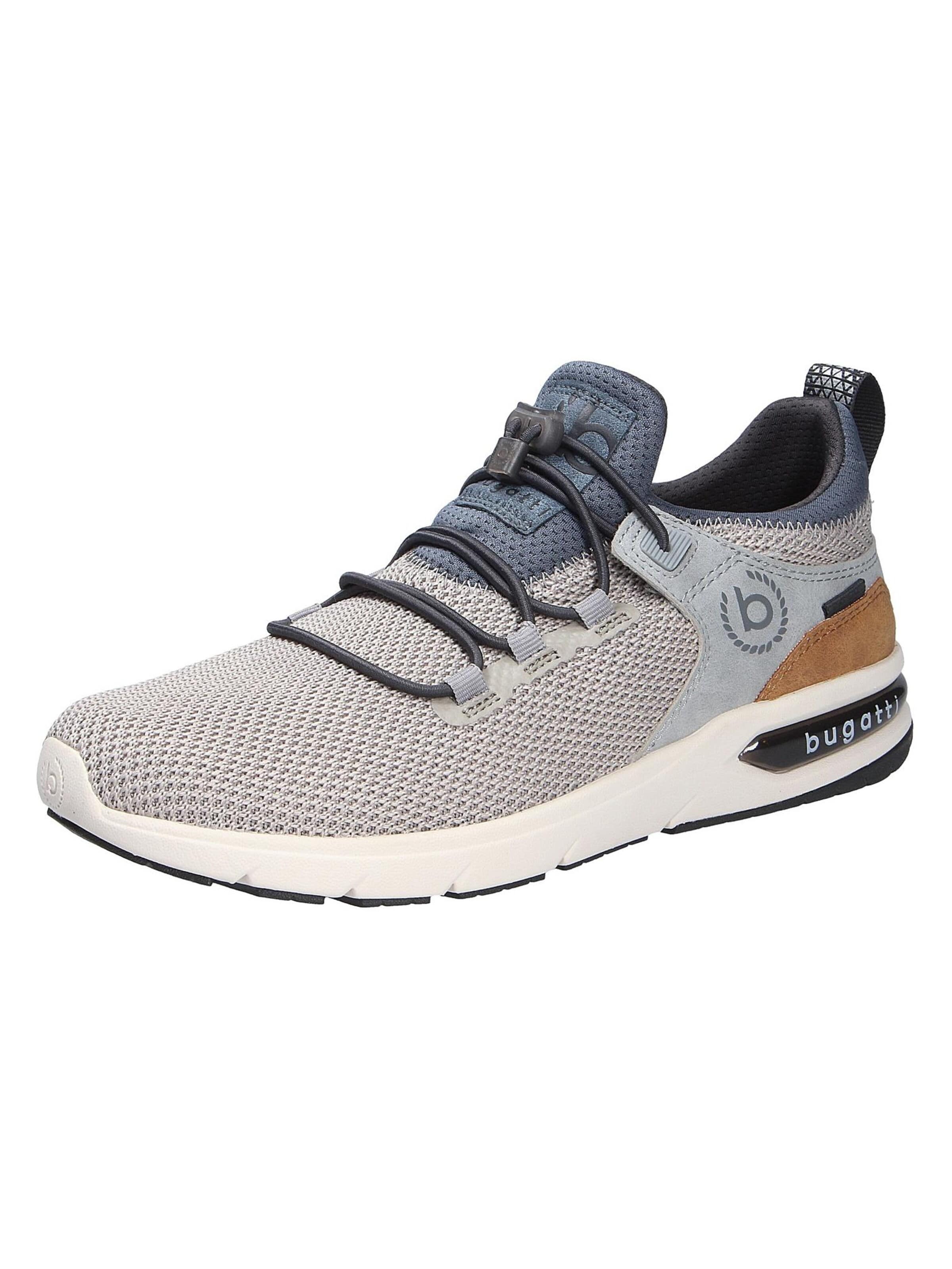 Baskets basses bugatti en gris : devant