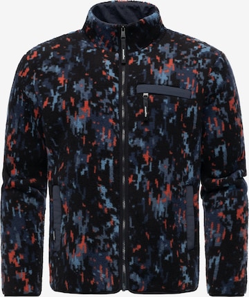 Ragwear Fleece jacket in Black: front