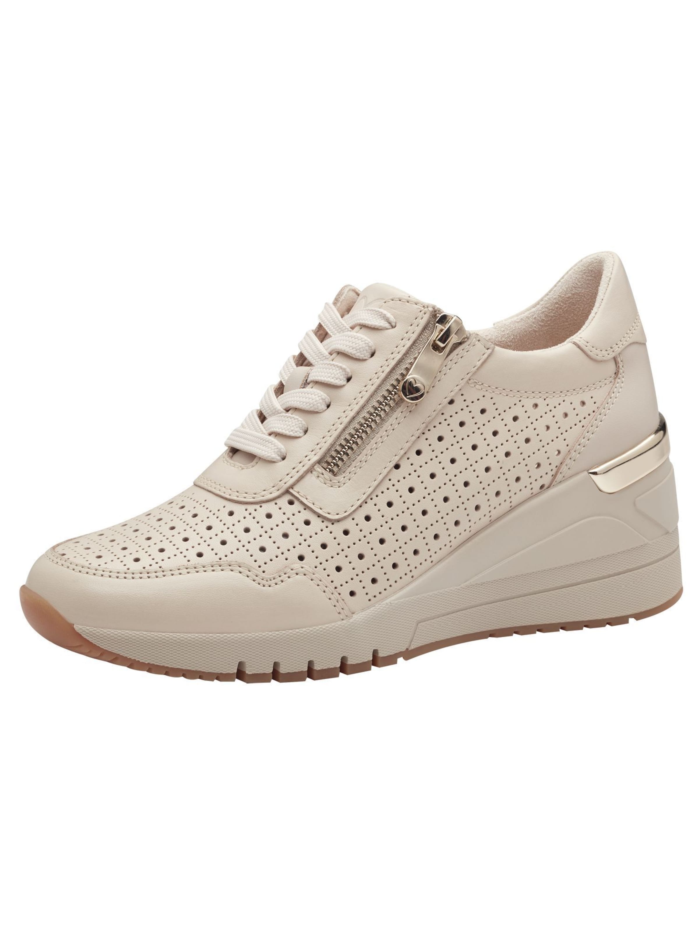 MARCO TOZZI Platform trainers in Beige: front