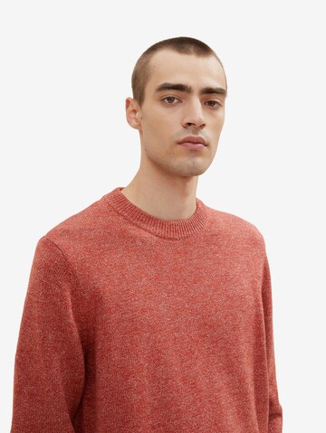 Pull-over TOM TAILOR en rouge