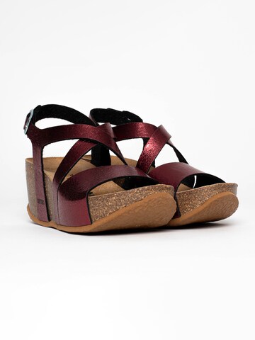 Bayton Sandal 'Malaga' in Red