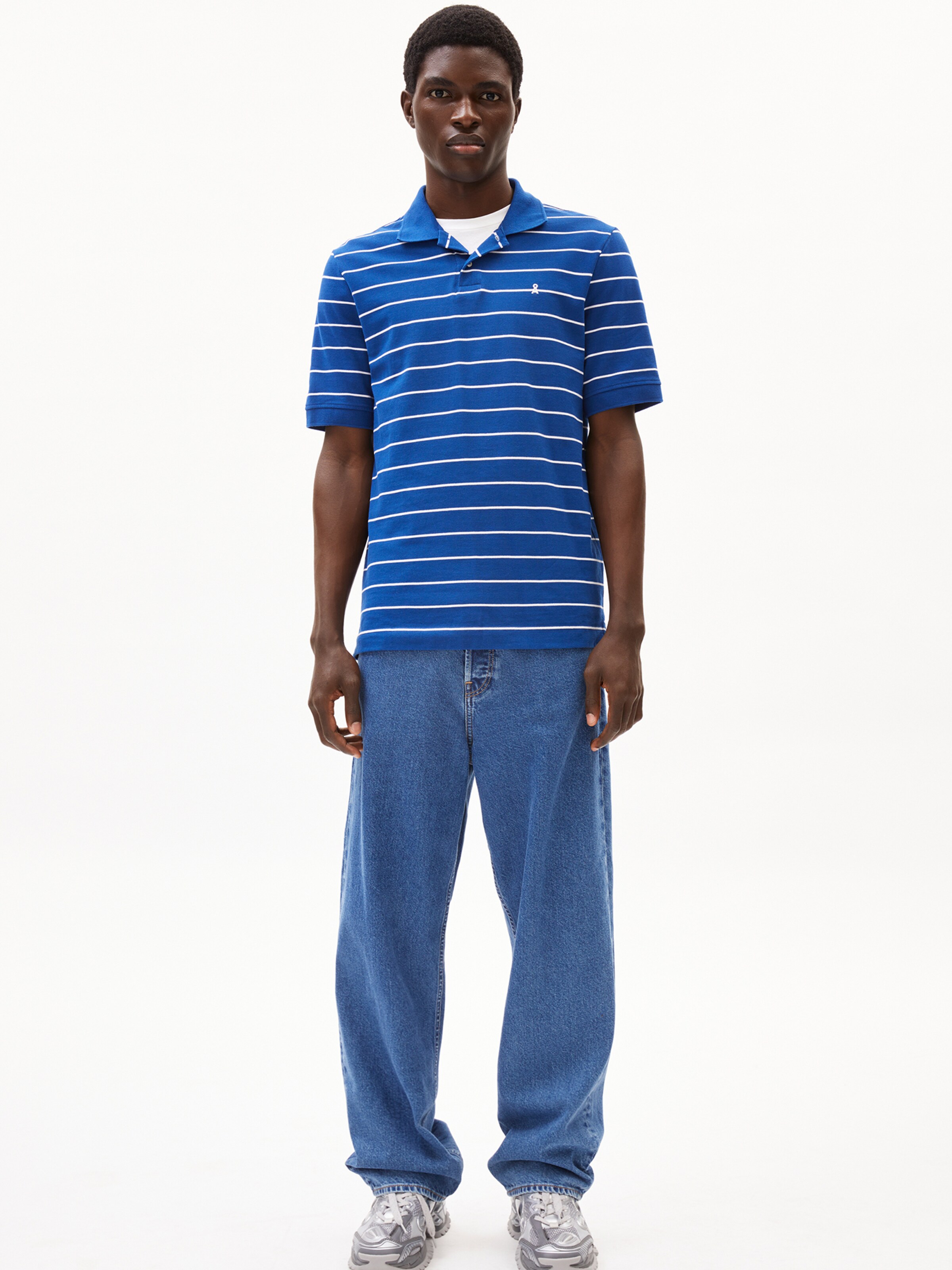 ARMEDANGELS Shirt in Blue: front