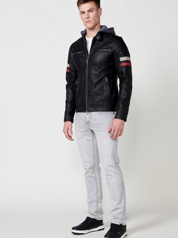 Veste mi-saison KOROSHI en noir