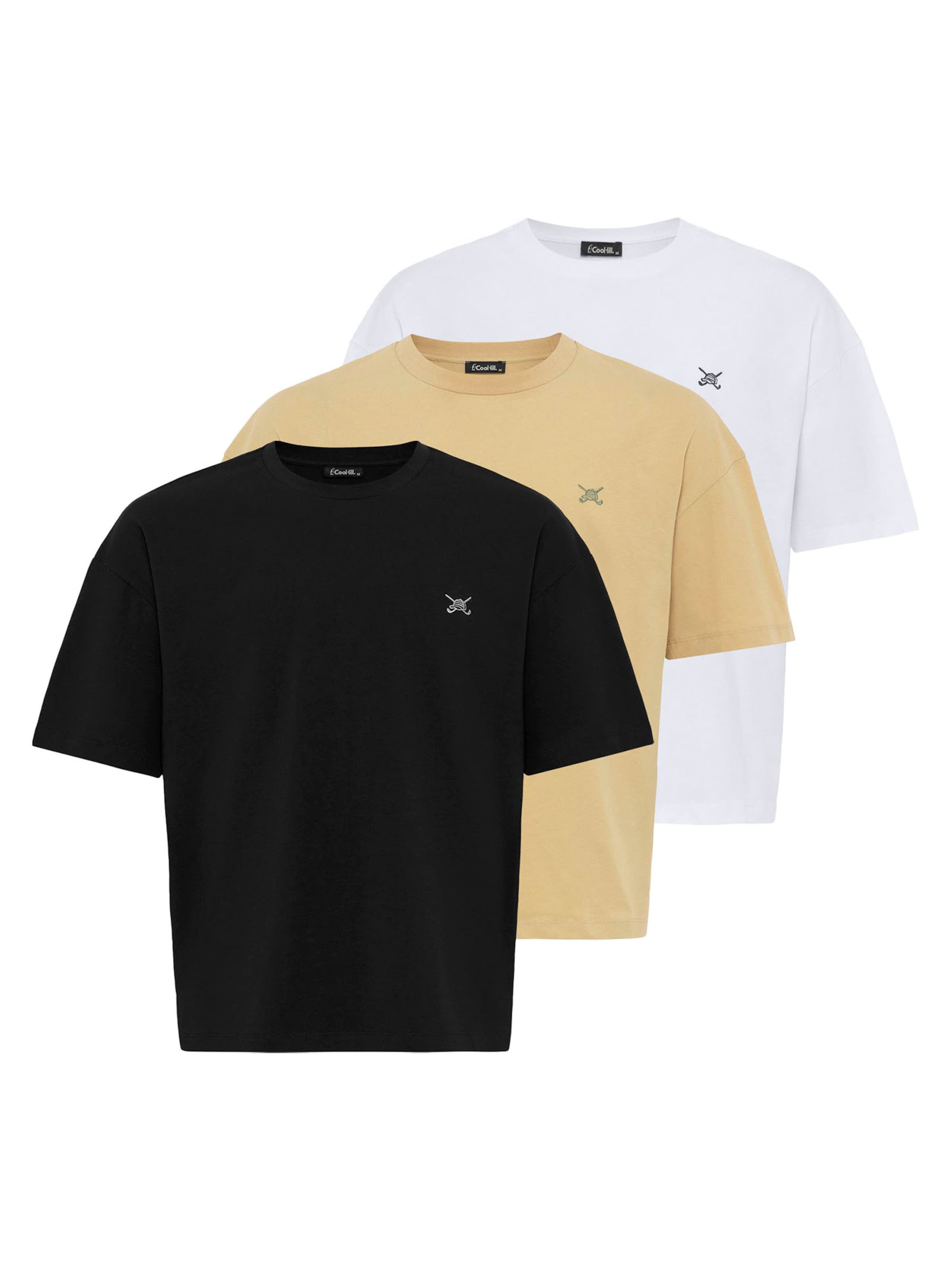 T-Shirt Cool Hill en jaune : devant