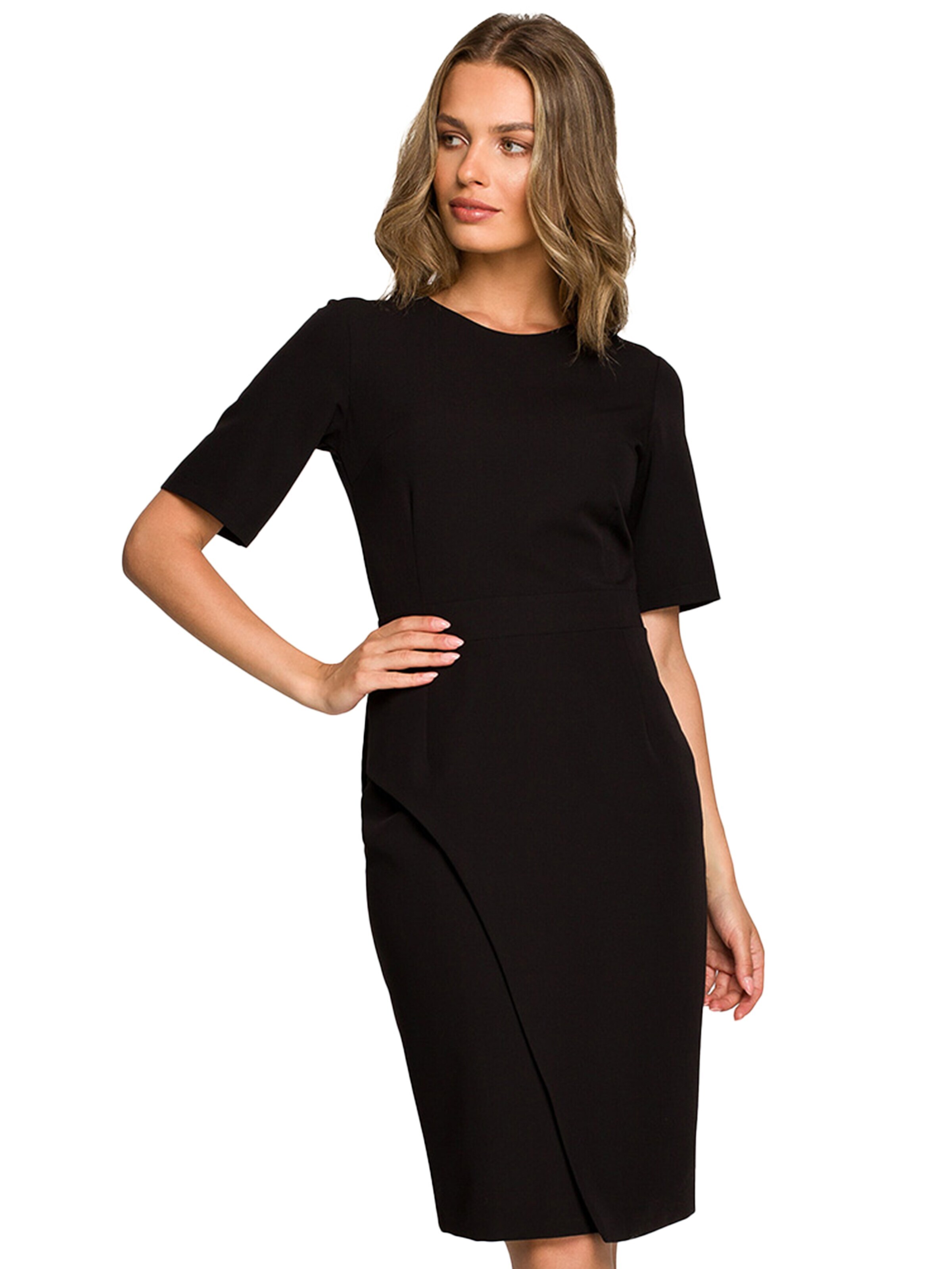 Stylove Kleid '171187'‌‌‌‌‌‌‌ in Schwarz: Vorderseite