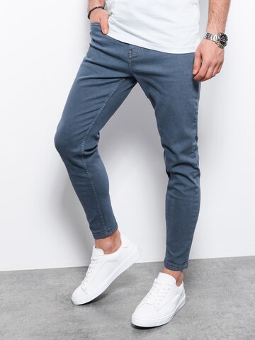 Coupe slim Jean 'P1058' Ombre en bleu