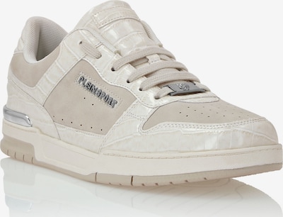 Plein Sport Sapatilhas baixas em estuque / branco lã, Vista do artigo